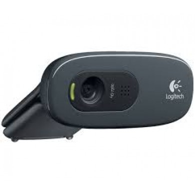 Logitech HD Webcam C270, Microphone, HD 720p video calls & recording, 3 Megapixel images,USB 2.0