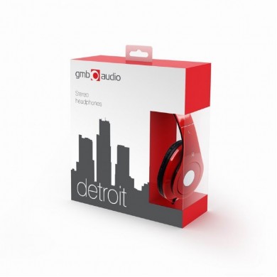 Casti Gembird MHS-DTW-R &rdquo;Detroit&rdquo;, Red