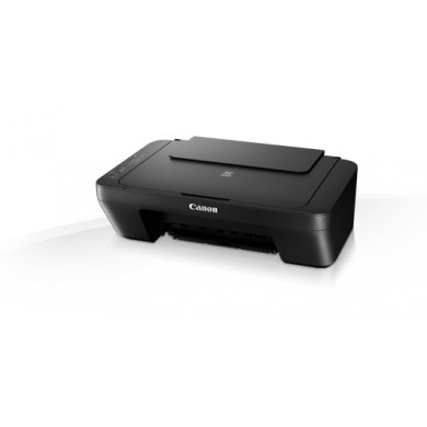MFD Canon Pixma E414 Black, Colour Printer/Scanner/Copier , A4, Print 4800x600dpi_2pl,Scan 600x1200dpi,ESAT 8.0/4.0 ipm,64-275г/м2,Cassette: 100 sheets, USB 2.0, 2 x  Ink Cartridge PG-46, CL-56 (Optional PG-46XL, CL-56XL)