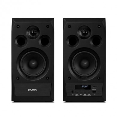 Boxe 2.0 SVEN MC-10 / 50W RMS, Bluetooth / FM / USB / SD card / Black