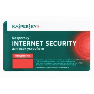 Renewal - Kaspersky Internet Security Multi-Device - 1 device, 12 months, Card