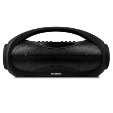 SVEN PS-420, Bluetooth Portable Speaker, 12W RMS, Support for iPad & smartphone, Bluetooth v.2.1 +EDR,FM tuner, USB & microSD, built-in lithium battery -1800 mAh, ability to control the tracks, AUX stereo input, Headset mode, Black SVEN PS-420, Bluetooth Portable Speaker, 12W RMS, Support for iPad & smartphone, Bluetooth v.2.1 +EDR,FM tuner, USB & microSD, built-in lithium battery -1800 mAh, ability to control the tracks, AUX stereo input, Headset mode, Black
