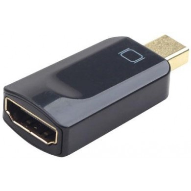 Adapter miniDP-HDMI - Gembird A-mDPM-HDMIF-01, Mini DisplayPort to HDMI adapter, Converts digital Mini DisplayPort input into digital HDMI output