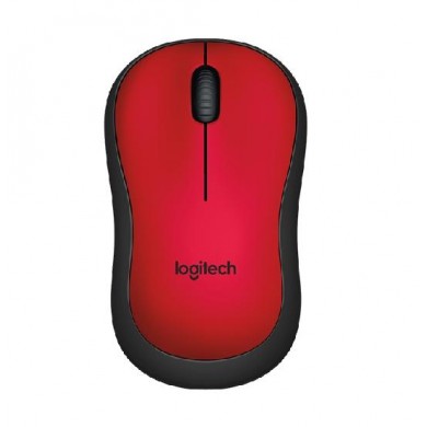 Logitech Wireless Mouse M220 Red, Silent Optical Mouse for Notebooks, Nano receiver, Red, Retail