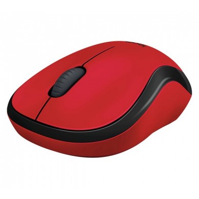 Logitech Wireless Mouse M220 Red, Silent Optical Mouse for Notebooks, Nano receiver, Red, Retail Logitech Wireless Mouse M220 Red, Silent Optical Mouse for Notebooks, Nano receiver, Red, Retail