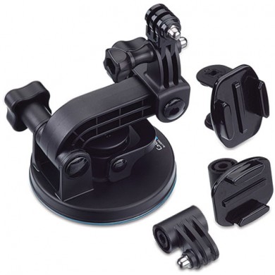 GoPro Suction Cup Mount - to attach GoPro to cars, boats, motorcycles and more, speed of 150+ mph, compatible with all GoPro cameras.