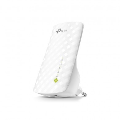 TP-LINK RE200  AC750 Wireless Wall Plugged Range Extender, Atheros, 433Mbps on 5GHz +  300Mbps on 2.4GHz, 802.11ac/n/g/b, 1 Lan Port, Ranger Extender mode, Access Control, Concurrent Mode boost both 2.4G/5G, WPS, internal antennas
