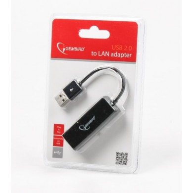 USB 2.0 /  Ethernet Adapter  / Gembird NIC-U2-02