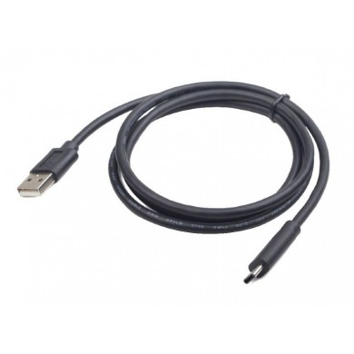 Cable USB2.0/Type-C - 1.8m - Cablexpert CCP-USB2-AMCM-6, 1.8 m, USB 2.0 A-plug to type-C plug, Black