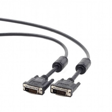 Cable DVI - 1.8m - Cablexpert CC-DVI2-BK-6, 1.8 m, DVI video cable dual link, black