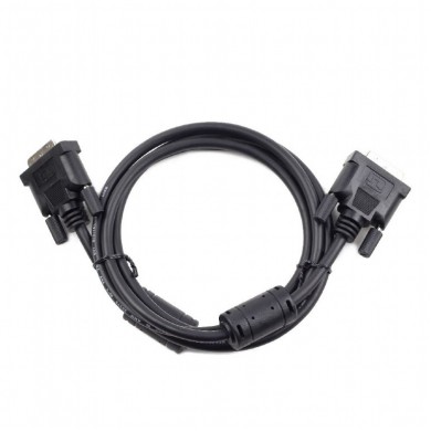 Cable DVI - 1.8m - Cablexpert CC-DVI2-BK-6, 1.8 m, DVI video cable dual link, black