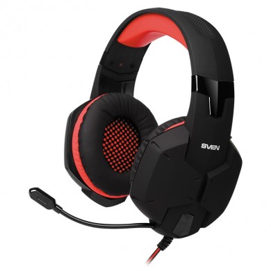 Casti SVEN AP-G988MV, Black/Red