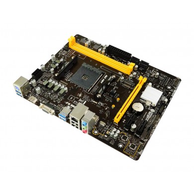 BIOSTAR B450MH, Socket AM4, AMD B450, Dual 2xDDR4-3200, APU AMD graphics, VGA, HDMI, 1xPCIe X16, 4xSATA3, RAID, 1x M.2, 2xPCIe X1, ALC887 HDA, 1xGbE LAN, 6xUSB3.2, 105W, mATX