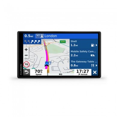GARMIN DriveSmart 65 MT-D, Licence map Europe+Moldova, 6.95" LCD Edge-to-Edge (1024*600), MicroSD, Bluetooth, WiFi, Hands-free calling, Junction view, Lane assist, Smart notifications, Digital traffic updates, Battery life up to 1 hours, 239.6g