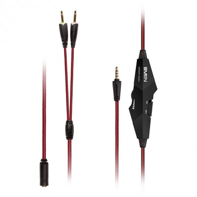Casti SVEN AP-G888MV, Black/Red