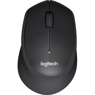Logitech Wireless M330 Silent Plus, Optical Mouse for Notebooks, nano receiver, Black
