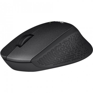 Logitech Wireless M330 Silent Plus, Optical Mouse for Notebooks, nano receiver, Black