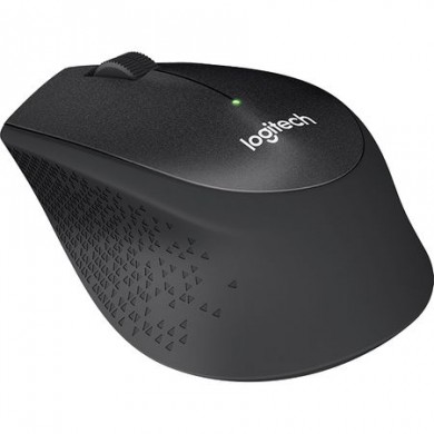 Logitech Wireless M330 Silent Plus, Optical Mouse for Notebooks, nano receiver, Black