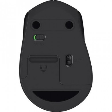 Logitech Wireless M330 Silent Plus, Optical Mouse for Notebooks, nano receiver, Black