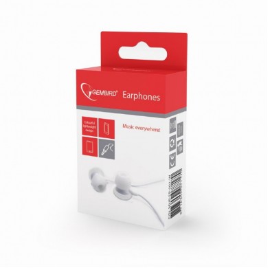 Casti Gembird MHP-EP-001-W  &rdquo;Candy&rdquo; - White