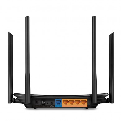 Wireless Router TP-LINK Archer C6 / AC1200 Dual Band / Wi-Fi5 / Gigabit  / 1WAN+4LAN / 4 external antennas+1 internal antenna