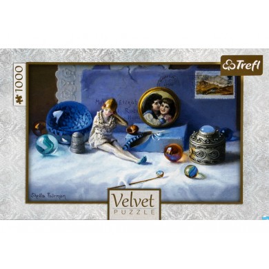 10510 Trefl Puzzles - "1000" - Velvet Puzzle - Trinkets