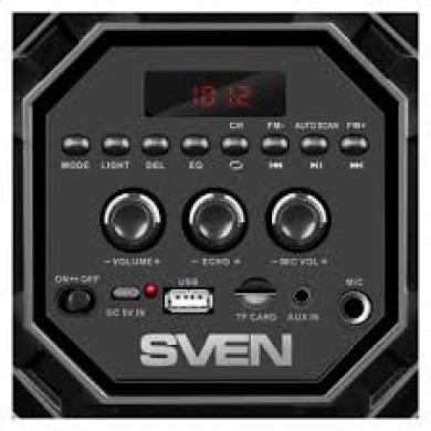 Boxa portabila SVEN PS-550 Black / 36W / Bluetooth / FM tuner / USB / microSD