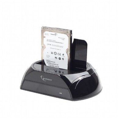 Gembird  HD32-U3S-2, Docking Station for 2.5&rdquo; & 3.5&rdquo; SATA HDD, USB3.0 SuperSpeed interface, Black