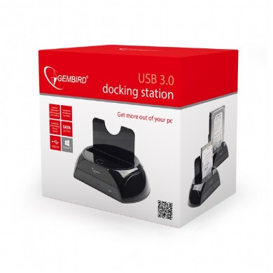 Gembird  HD32-U3S-2, Docking Station for 2.5&rdquo; & 3.5&rdquo; SATA HDD, USB3.0 SuperSpeed interface, Black