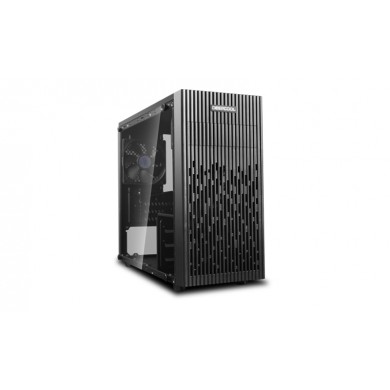 DEEPCOOL "MATREXX 30" Micro-ATX Case with Side-Window, without PSU, 1x 120mm black fan, VGA Compatibility: 250mm, support cable management, 2x 2.5" Drive Bays, 3x 3.5" Drive Bays,1xUSB3.0, 1xUSB2.0 /Audio, Black