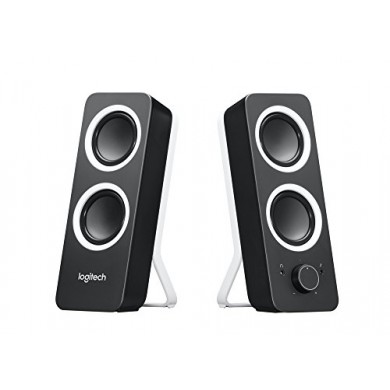 Logitech Z200 Speakers 2.0 ( RMS 5W, 2x2.5W), Stereo headphone jack, Black