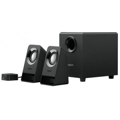 Logitech Z213 Speaker System 2.1 (RMS 7W, 4W subwoofer, 2x1.5W), Black