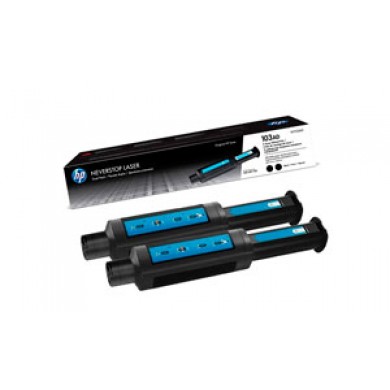 HP 103AD (W1103AD), Original Neverstop Toner Reload Kit, 2 pcs, Black, 5000 pages for NeverStop series.