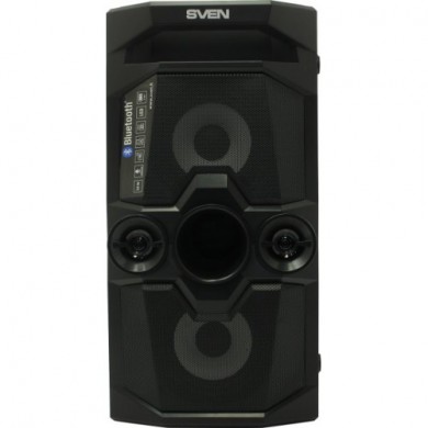 SVEN PS-650 Black, Bluetooth Portable Speaker, 50W RMS, Effective multi-colored lighting, LED display, FM tuner, USB & microSD, built-in lithium battery 4000 mAh, tracks control, AUX, RC, Optical, micro USB or 5V DC power supply SVEN PS-650 Black, Bluetooth Portable Speaker, 50W RMS, Effective multi-colored lighting, LED display, FM tuner, USB & microSD, built-in lithium battery 4000 mAh, tracks control, AUX, RC, Optical, micro USB or 5V DC power supply