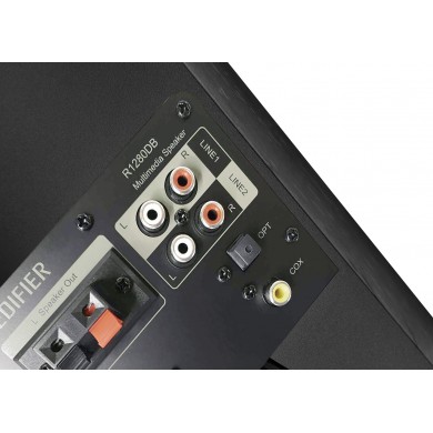 Boxe Edifier R1280DB Black / 42W RMS / Audio in: 2x RCA / optical / coaxial / AUX / remote control / wooden / (4&rdquo;+1/2')