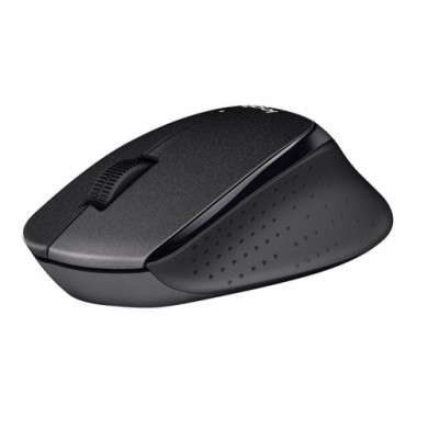 Logitech Wireless B330 Silent Plus, Optical Mouse for Notebooks, nano receiver, Black