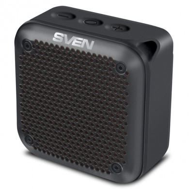 Boxa portabila SVEN PS-88, Black / 7W / Bluetooth / FM / USB / microSD / 1500mA*h