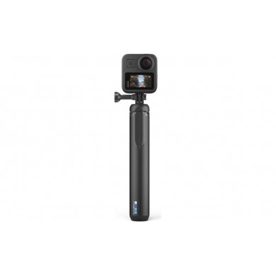 GoPro Max Grip + Tripod - for capturing 360 footage without the grip in your shot. Use it as a camera grip, extension pole or quick-deploy tripod. Compatible with all GoPro cameras.