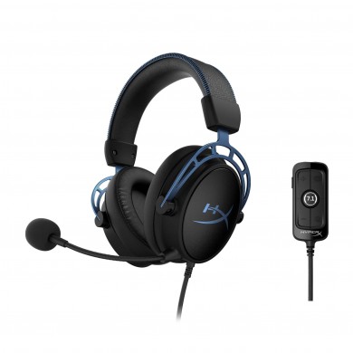 Casti Gaming HyperX Cloud Alpha S , black/blue [HX-HSCAS-BL/WW]