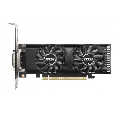 MSI GeForce GTX 1650  4GT LP OC /  4GB GDDR5 128Bit 1695/8000Mhz, DVI-D, HDMI, Dual fans - Thermal Design, OC Scanner, NVIDIA®G-SYNC®, Low Profile, Retail