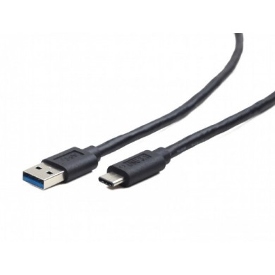 Cable USB3.0/Type-C - 1m - Cablexpert CCP-USB3-AMCM-1M, 1m, USB3.0 (male) to Type-C (male), Black