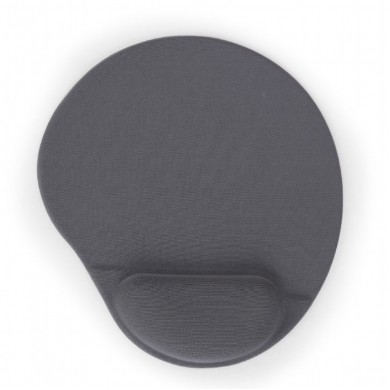 Gembird MP-GEL-GR, Gel mouse pad with wrist support, grey
