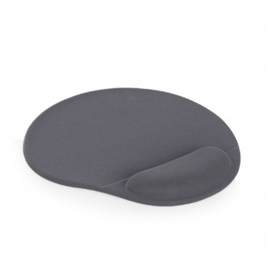 Gembird MP-GEL-GR, Gel mouse pad with wrist support, grey Gembird MP-GEL-GR, Gel mouse pad with wrist support, grey
