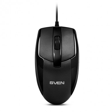 SVEN KB-S330C, Keyboard 12Fn-keys + Mouse (Optical 1000 dpi, 2+1(scroll wheel)), Waterproof design, Classic fullsize layout, USB, Black, Rus/Ukr/Eng