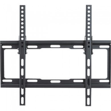 TV-Wall Mount for 26-52" - PureMounts "BT400", Tilted, up to 35kg, Tilt: 0/ -14°,  25mm wall distance, max.VESA 400x400, Steel black