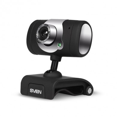 Camera SVEN IC-545, Microphone, 1.3Mpixel, 5G glass lens, hinge for easy camera rotation at any angle, UVC, USB2.0, Black