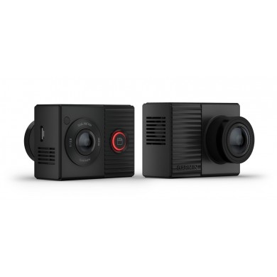 Garmin Dash Cam Tandem, Dual-lens Dash Cam with Two 180-degree Lenses