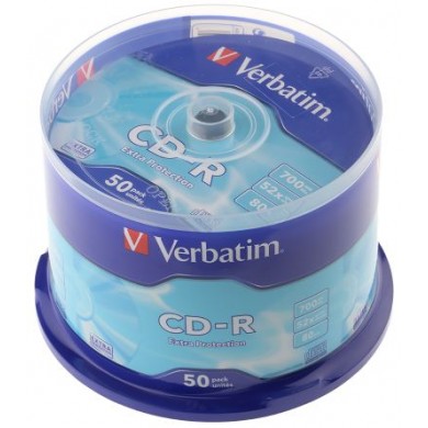 Verbatim DataLife CD-R 700MB 52X EXTRA PROTECTION SURFACE - Spindle 50pcs.