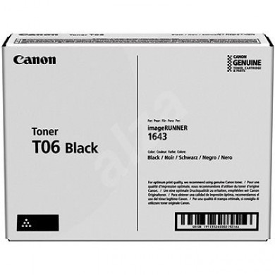 Toner Canon T06 Black EMEA, (20500 pages 5%) for Canon 1643 i/iF