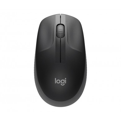 Logitech Wireless Mouse M190 Full-size - CHARCOAL - 2.4GHZ - EMEA - M190